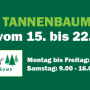Großer Tannenbaumverkauf in Eutin ab 15.12.2018
